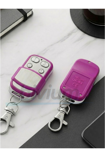 Lanitra AKILLI KODLANABİLİR VE KOPYALANABİLİR OTOPARK BARİYER GARAJ KUMANDASI 433 MHZ PEMBE