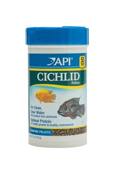 API Pellets Cichlid Fish Food 2.5 OZ