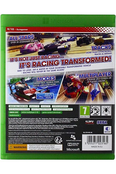 xbox one Sega Sonic & All-Stars Racing Transformed: Classics