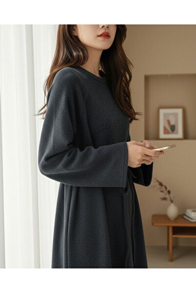 MissRunin Tie-Waist Round Neck Thessaloniki Dress