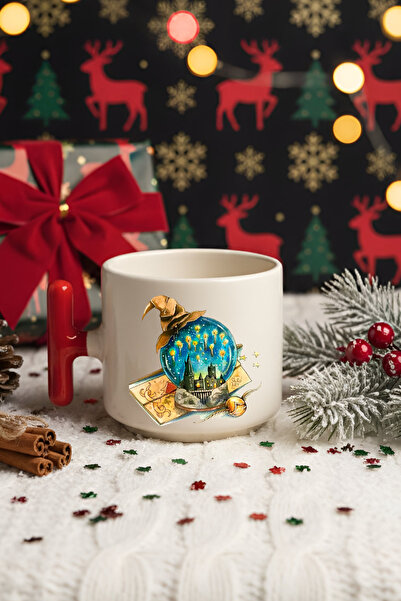 Öz Kupa Harry Potteer Yeni Yıl Christmas Yılbaşı Kişiye Özel Lüks Kupa
