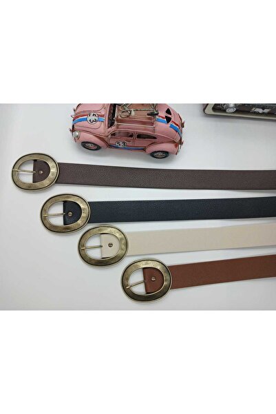 ARLIVA Women's Dress Belt with Vintage Buckle, Coat Belt, Trouser Belt