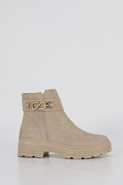 Mamito Ayakkabı Μισό μποτάκι BLN S265 Flat Thermo Sole με λεπτομέρεια πλαϊνής πόρπης