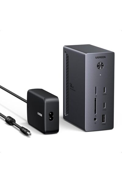 Generic UGREEN 14-in-1 Revodok Pro USB-C Docking Station (3 Monitors, 2 HDMI & DP, 100W PD)