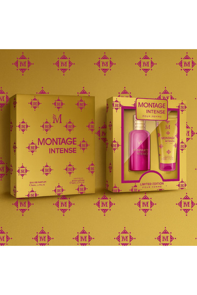 montage Set cadou Intense, apa de parfum + body lotion, dama