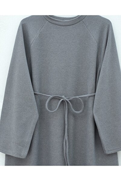 MissRunin Tie-Waist Round Neck Thessaloniki Dress