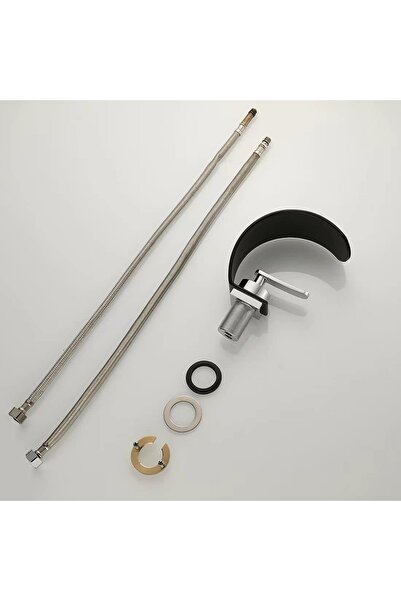 OEM Mian Cascade Basin Faucet, Matte Black (Code BF011B)