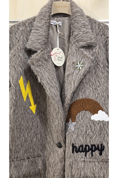 Park Moda Italian Design Felt Jacket