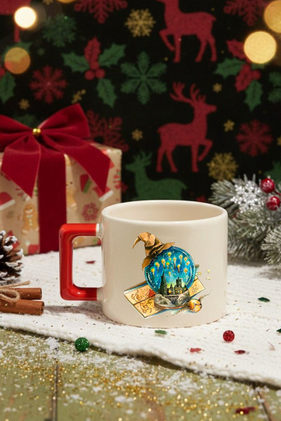 Öz Kupa Harry Potteer Yeni Yıl Christmas Yılbaşı Kişiye Özel Lüks Kupa