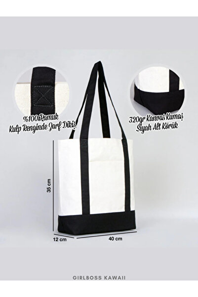 Girlboss Kawaii Pompompurin Canvas Bag with Pockets / Shopping, Sports, Beach New Series