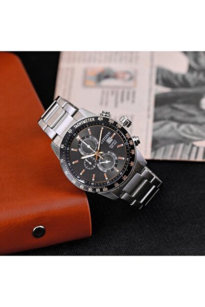 Citizen Sports Chronograph AN3681-57E Black Dial Stainless Steel Men's Watch