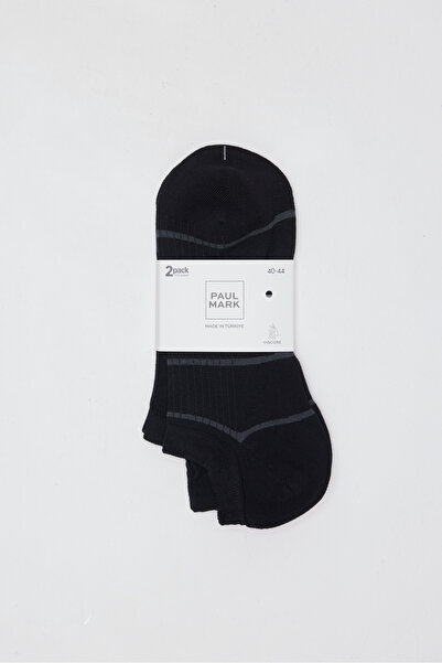 PAULMARK Men's 2-Pack Booties Socks