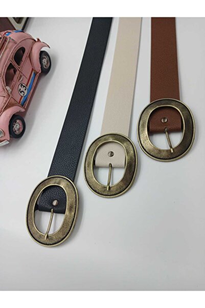 ARLIVA حزام فستان نسائي بإبزيم عتيق، حزام معطف، حزام بنطلون