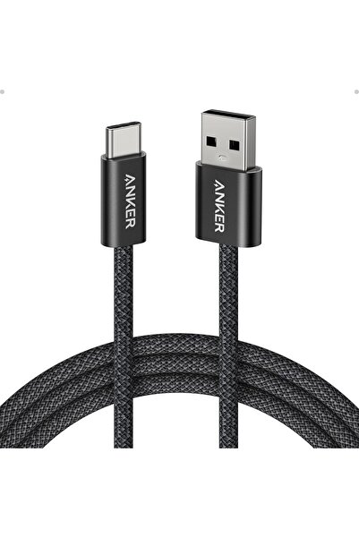 Anker Zolo USB-A to USB-C Cable, 6 FT Braided, CarPlay Compatible
