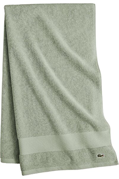Lacoste Heritage Supima Cotton Bath Towel, Aloe, 30" x 54"