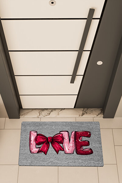 Dormot Високоякісний цифровий друк, килимок для дверей з темою LOVE
