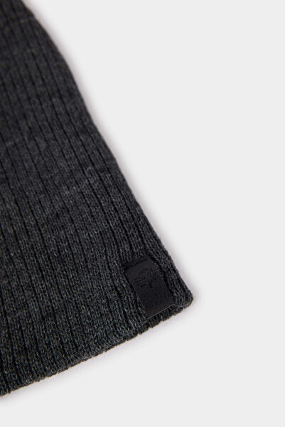 DeFacto R6055Azar211 Anthracite Men's Cotton Beret