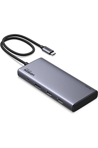 Generic UGREEN Revodok 8-in-1 USB C Hub Triple Display Docking Station (Dual HDMI, DP, 10Gbps USB-C/A)