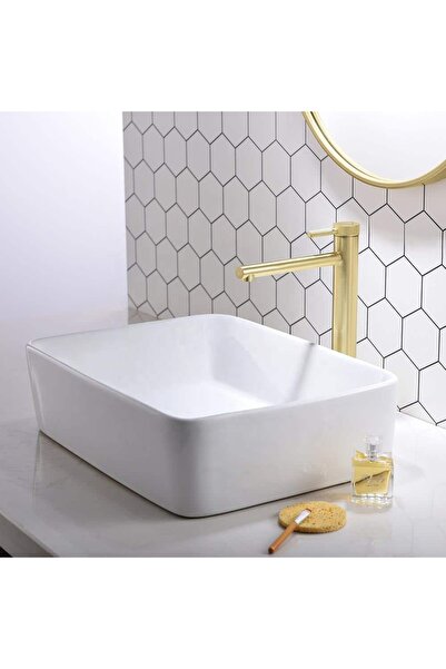 FİNN High Sink Faucet, Glossy Gold
