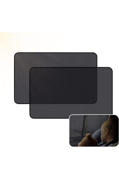 Aputue مظلات نوافذ السيارات، عبوة من قطعتين من المظلات الشمسية المغناطيسية لل...