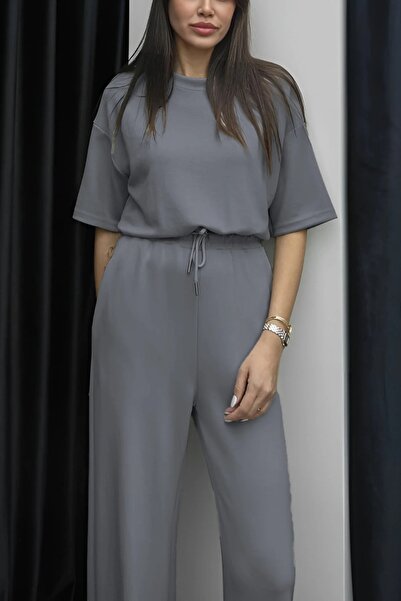 ruNadeS Women's Short Sleeve Combed Cotton Lycra Full Stretchy High Waist Suit