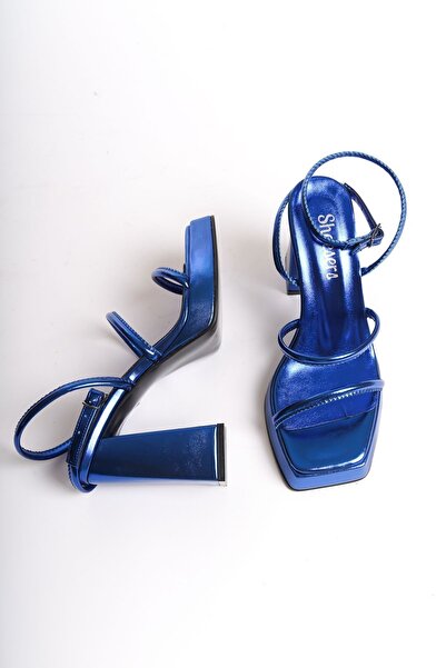 Redoxy Women's Special Design Ankle Strap Platform Heeled Evening Dress Shoes