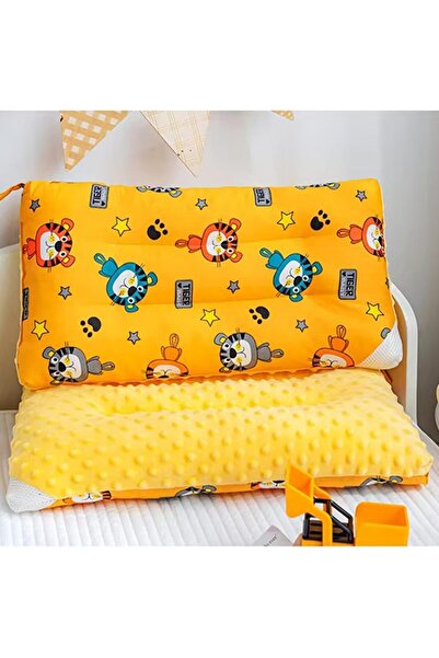 Generic Toddler Pillow, Double-Sided Breathable Soft Cotton and Minky Dot Fabric, Small Washable Pillow (Tig