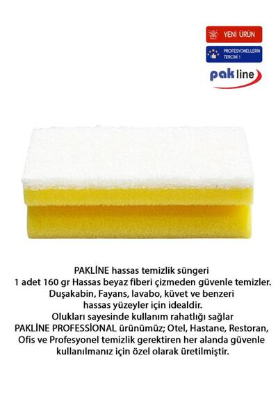 PAKLİNE Diversey Toilet Cleaner Taskı R6 Wc 750ml 6 Pieces + Sensitive Cleaning Sponge 1 Piece 160Gr
