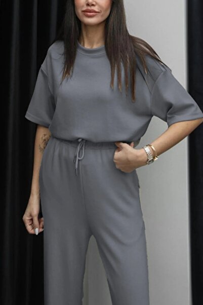 ruNadeS Women's Short Sleeve Combed Cotton Lycra Full Stretchy High Waist Suit