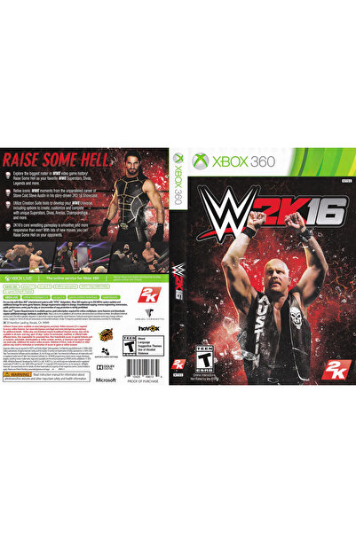 xbox 360 WWE 2K16