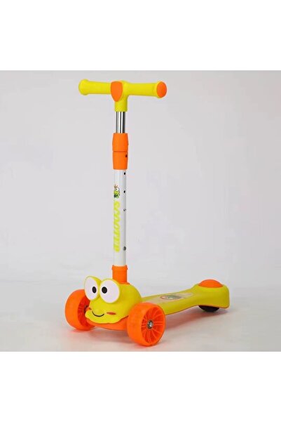 Generic Kids 3-Wheel Scooter with Smiling Face - Playful and Safe Design for Daily Use