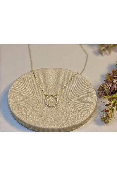 Genel Markalar 14K Zirkon Taşlı Yuvarlak Uçlu Xuping Kolye