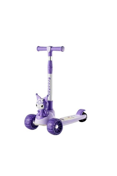 Generic Children's three-wheel scooter with animal character – playful design with handle