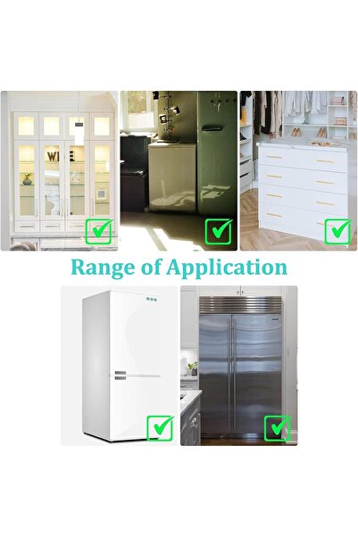 Generic 2Pcs Refrigerator Combination Lock - Child Safety Locks (White)