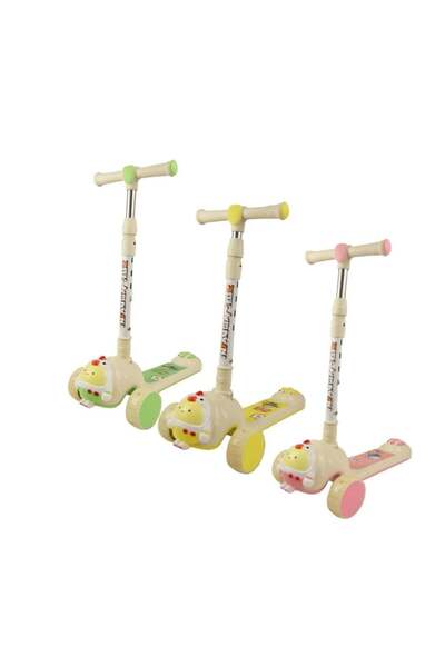 Generic Children's 3-Wheel Scooter with Animal Face Design