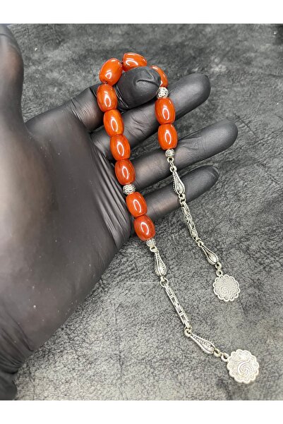 Mos Tespih Zaza High-End Collectible Crimped Amber Prayer Beads