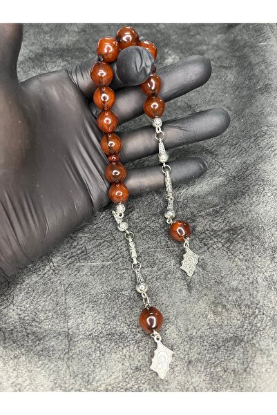 Mos Tespih Zaza High-End Collectible Crimped Amber Prayer Beads