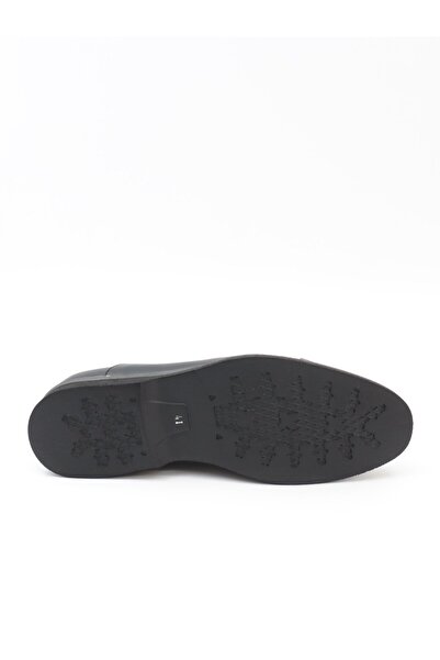 Fosco 3103 Μαύρα ανδρικά παπούτσια από γνήσιο δέρμα Eva Sole