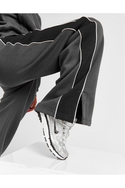 Nike Αθλητικά ρούχα Phoenix Fleece Γκρι φαρδιά γυναικεία φούτερ παντελόνια