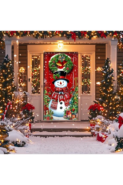 PROMISEBACKDROP2 190x75cm Еластична украса за врата, Калъф за врата от плат, ...