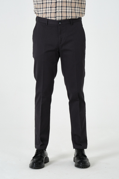 PSY Gri Düz Dokuma Comfort Fit Casual Kışlık Pantolon