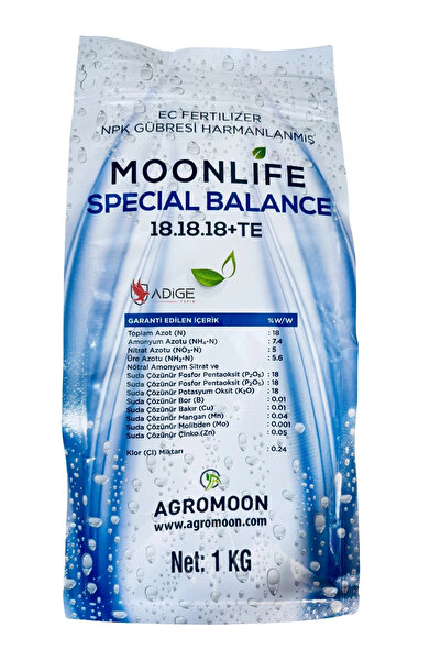 Moonlife Specıal Balance Npk Sıvı Gübre 18-18-18+Te