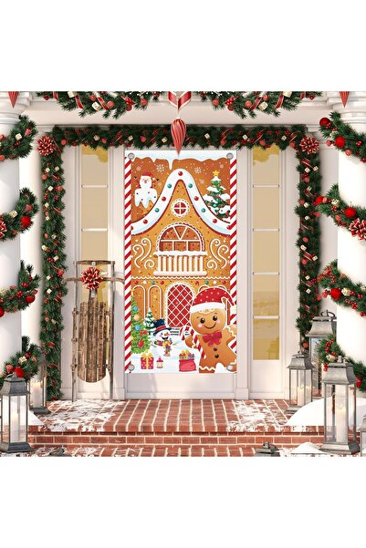 PROMISEBACKDROP2 190X75Cm Elastic Door Decoration, Fabric Door Dressing, Chri...