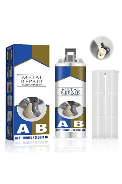 EXCEFORE Metal Glue Heavy Duty Metal Adhesive AB Glue, 100g