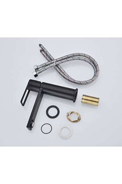 OEM Elisa Short Washbasin Faucet, Matte Black