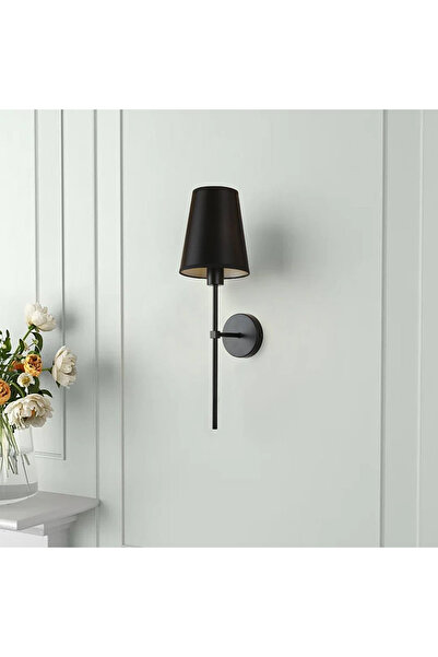 HAMER إضاءة شاين برايت جدارية مفرد مودرن اسود حجم كبير E14