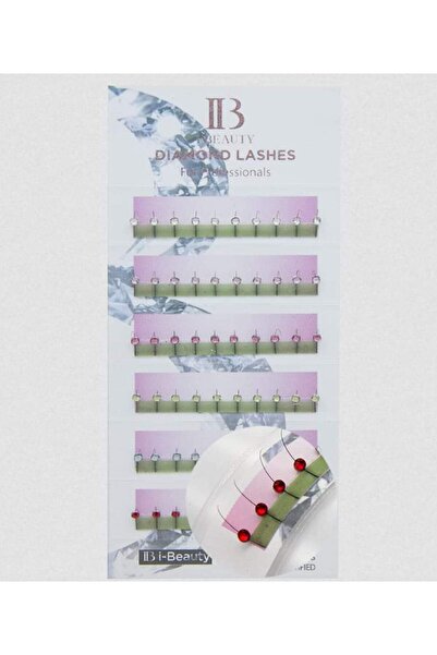 Ibeauti i-Beauty Eyelash Extensions with Swarovski Stones – 0.12 CC 13 mm