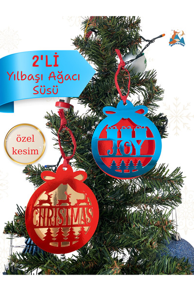 North And Peak زينة شجرة عيد الميلاد، ورق مقوى معدني لامع، زينة هدية رأس السن...