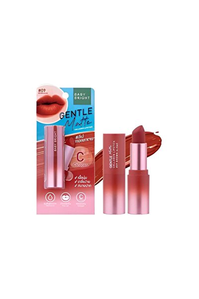 BABY BRIGH Baby Bright Collagen Gentle Matte Lipstick Brown G09 3.7 g