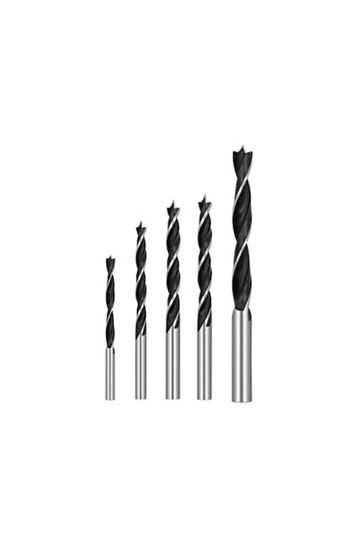 Drill Set de biți, 5 bucăți (3, 4, 5, 6, 8 mm) pentru lemn, MDF, carton, plas...